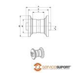 ROLA INFERIOARĂ UF061Z0A (dimensiuni)