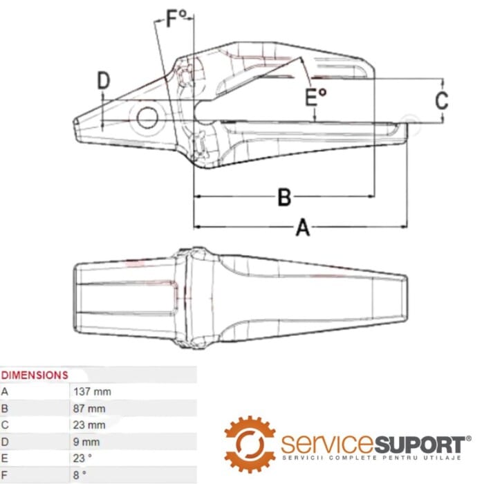 ADAPTOR 6Y3224 CATERPILLAR 420D 1 ADAPTOR 6Y3224 CATERPILLAR 420D (DSN)