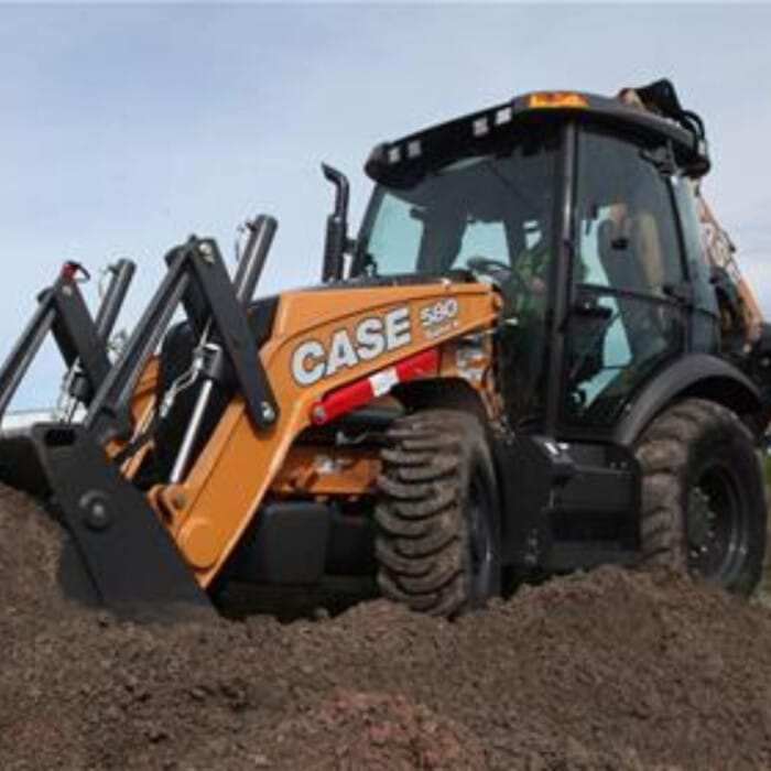 Buldoexcavatorul Case 580N