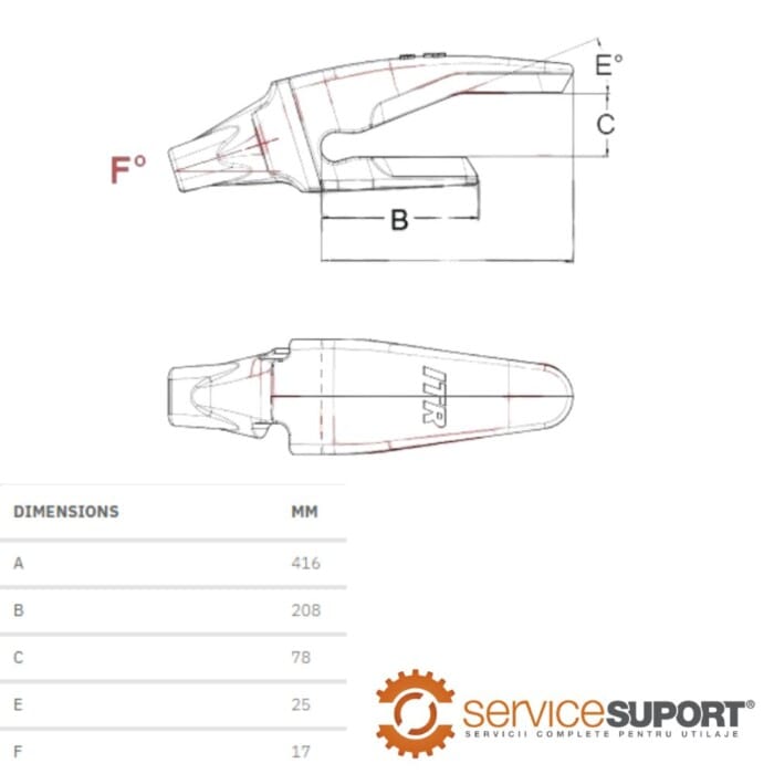 ADAPTOR 1856-V61 ESCO 1 ADAPTOR 1856-V61 ESCO