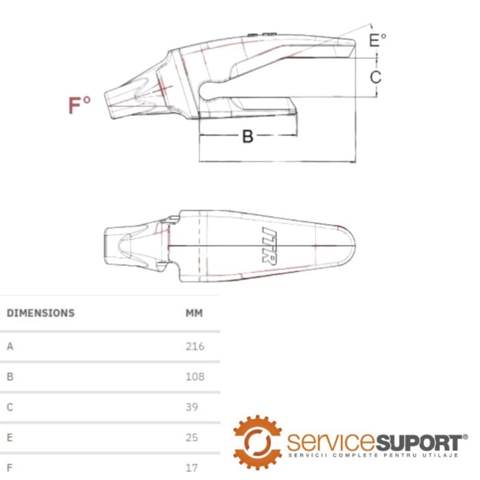 ADAPTOR 8833-V33 ESCO 1 ADAPTOR 8833-V33 ESCO